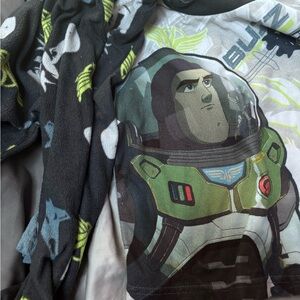 Disney Buzz Lightyear Pajama Set - Black, Green, White